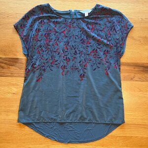 Market & Spruce Floral Blouse Top, Women’s Medium M, Stitch Fix Exclusive